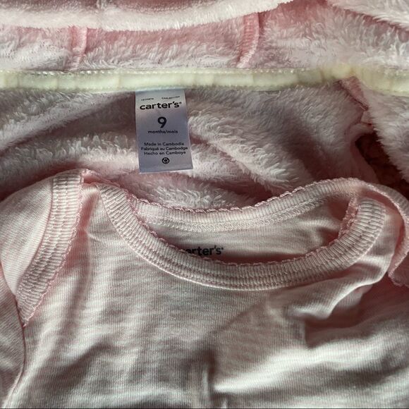 Nwt Carter's 3 piece 9month vest one piece pant set - Picture 5 of 5